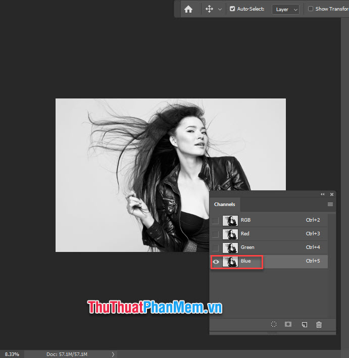 How to separate hair from the background in Photoshop Picture 5