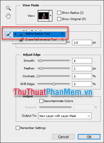 How to separate people from the background image in Photoshop Picture 7