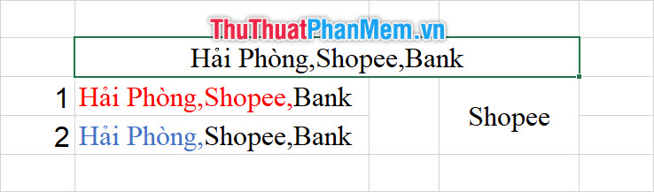 How to separate text strings by commas or spaces in Excel Picture 5