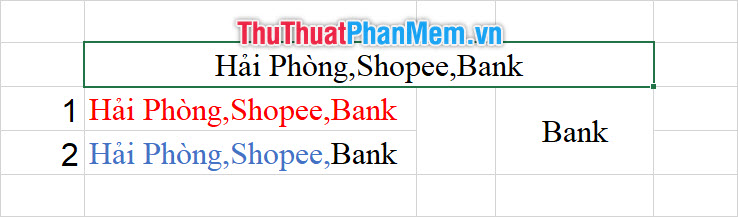 How to separate text strings by commas or spaces in Excel Picture 7