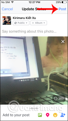 How to set a 360-degree photo as a cover image on Facebook Picture 13