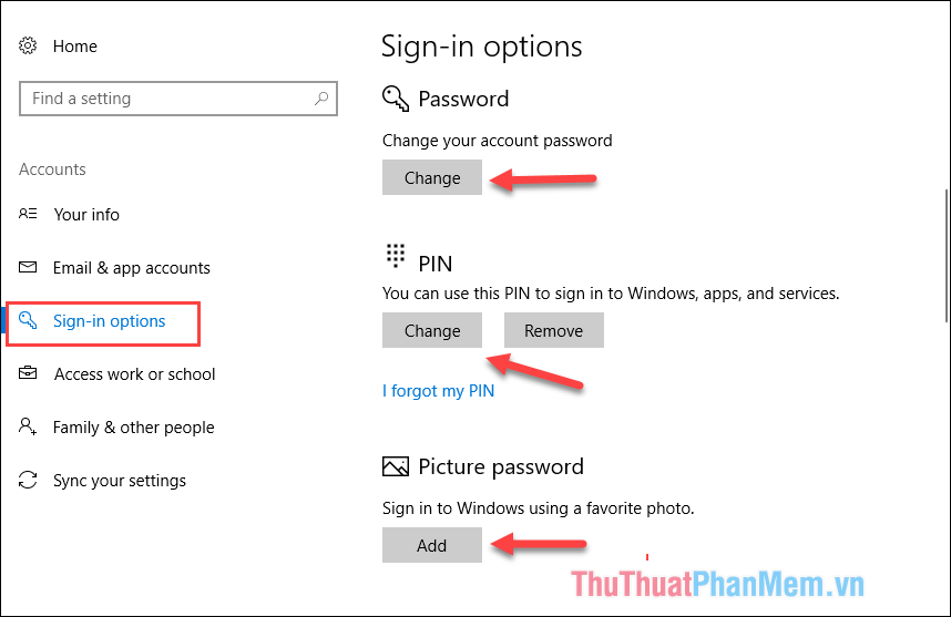 How to set a computer password on Windows 10