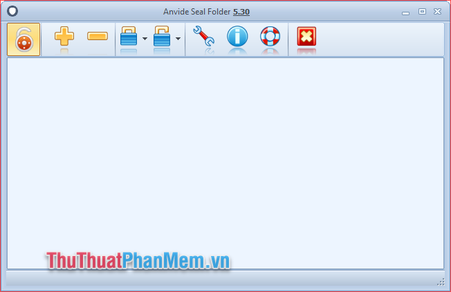 How to set a password and password for the folder using Anvide Seal Folder software Picture 6