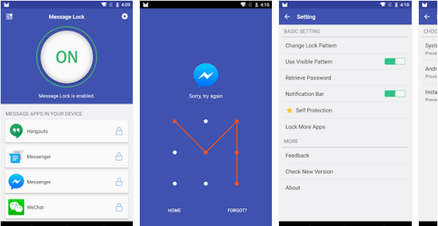 How to set a password for Android phone messages Picture 1