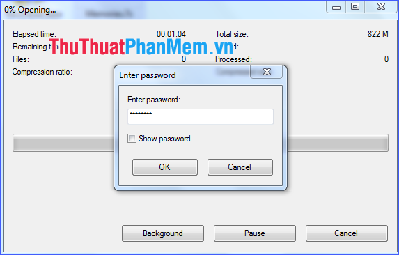 How to set a password for File, Folder Picture 4