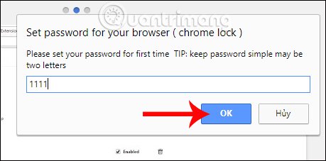How to set a password for Google Chrome Picture 4