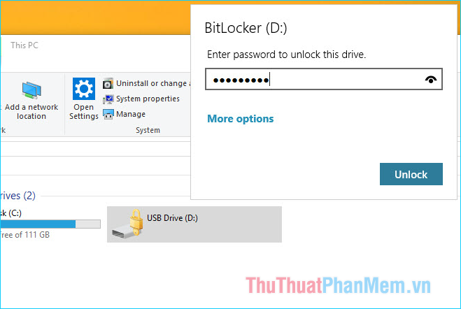 How to set a password for the USB with Bitlocker Picture 10