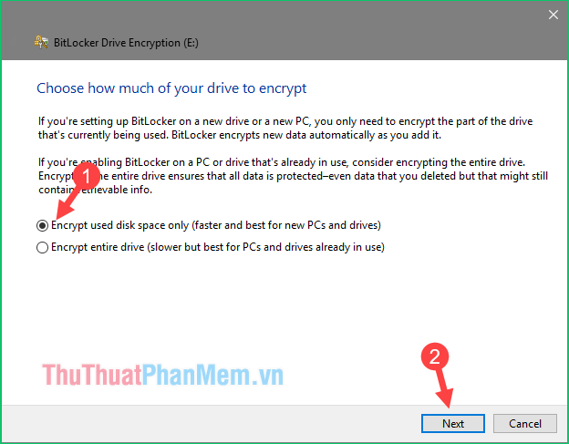 How to set a password for the USB with Bitlocker Picture 7