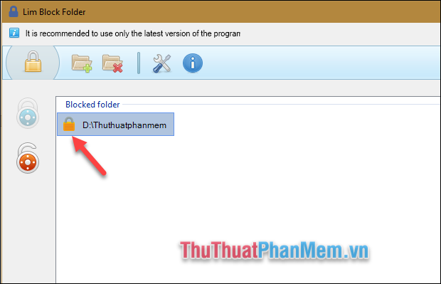 How to set a password, password for the folder using Lim Block Folder software Picture 12