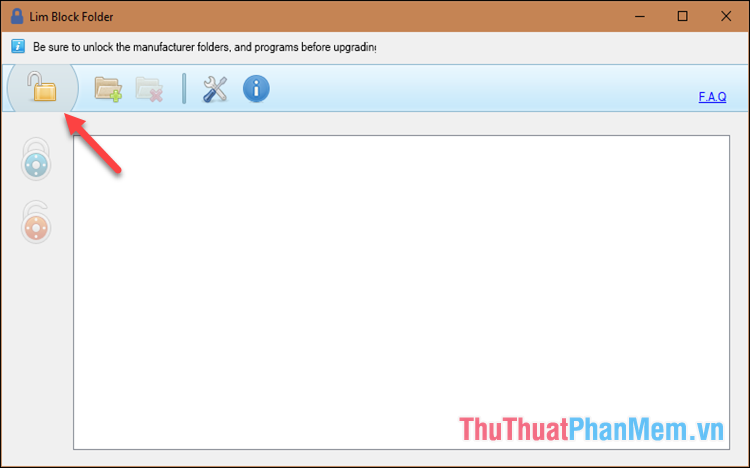 How to set a password, password for the folder using Lim Block Folder software Picture 7