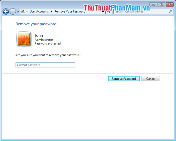 How to set a Win 7 password for computers and laptops Picture 16