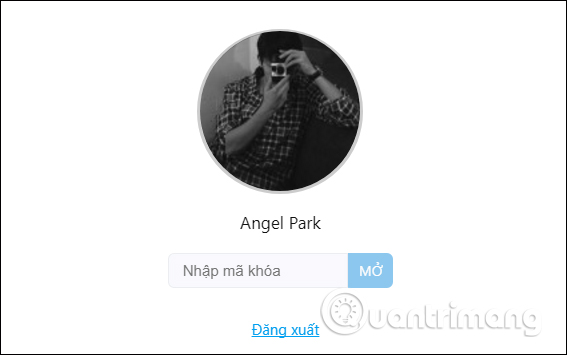 How to set a Zalo PC security key Picture 3