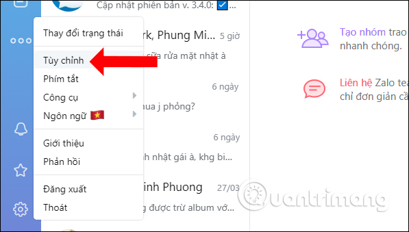 How to set a Zalo PC security key Picture 5