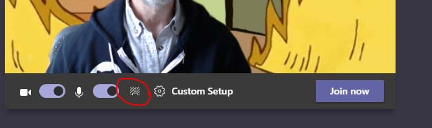 How to set custom background on Microsoft Teams when making video calls Picture 3