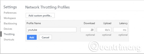 How to set download speed limits on Google Chrome Picture 4