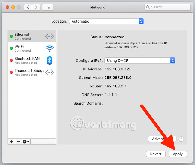 How to set Ethernet or Wi-Fi as the default option on a Mac Picture 3