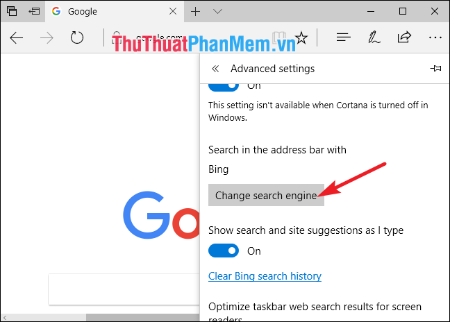How to set Google as the default search engine on Chrome, Coc Coc, Edge, Firefox Picture 11