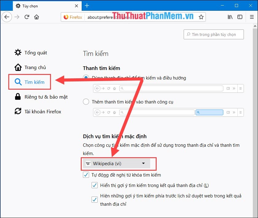 How to set Google as the default search engine on Chrome, Coc Coc, Edge, Firefox Picture 14