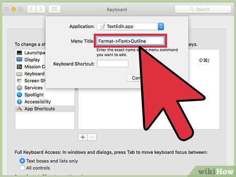 shortcut to change font on mac shortcut to change font on mac