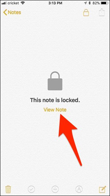 How to set password for Notes application on iOS 11 Picture 6