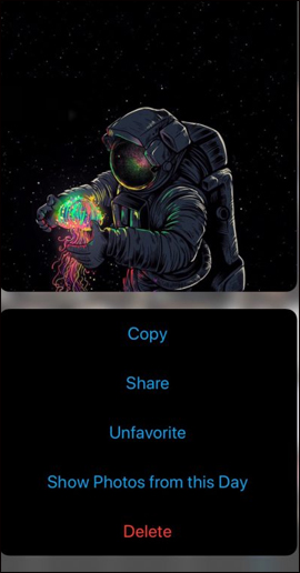 How to set the dark background for pop-up menus on iPhone Picture 3