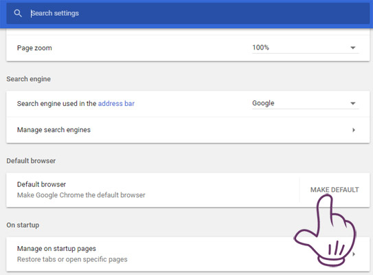 How to set the default browser when opening any link on the computer Picture 4