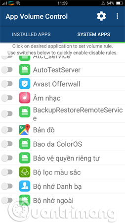 How to set the default volume level for each application Picture 4