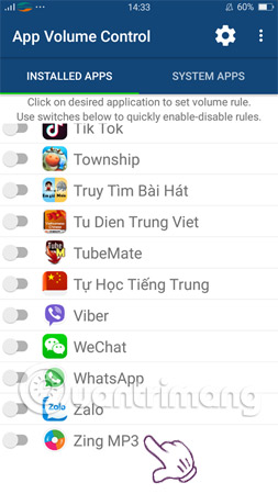 How to set the default volume level for each application Picture 5