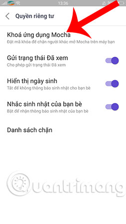How to set the Mocha key on the phone Picture 4