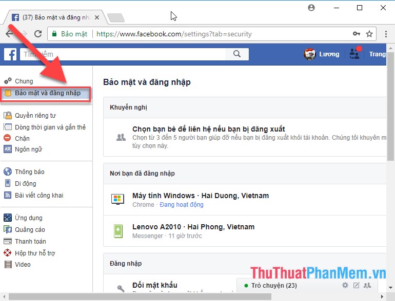 How to set up 2-layer security for Facebook accounts Picture 2