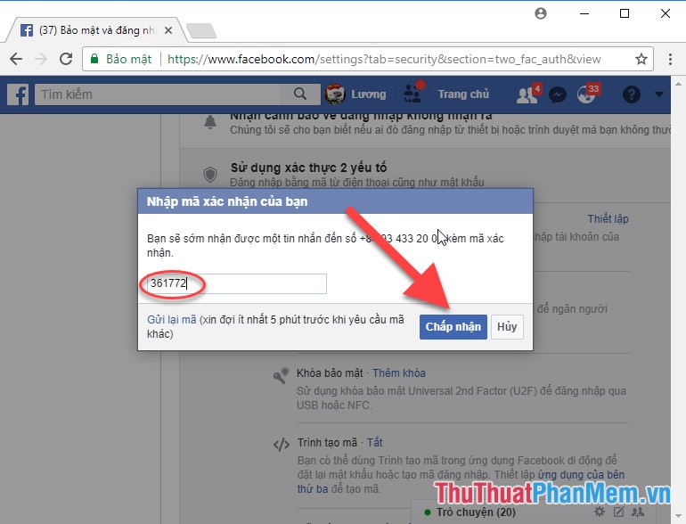 How to set up 2-layer security for Facebook accounts Picture 6