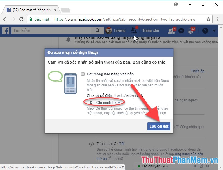 How to set up 2-layer security for Facebook accounts Picture 7