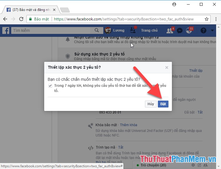 How to set up 2-layer security for Facebook accounts Picture 9