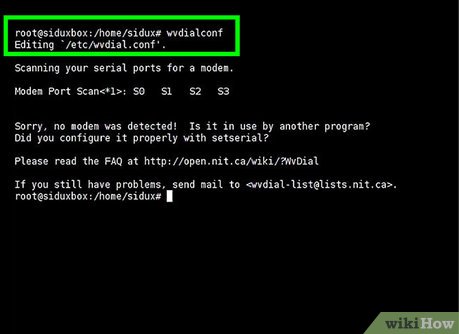 How to Set up a Dial up Internet Connection in Linux Via the Command Line Picture 3