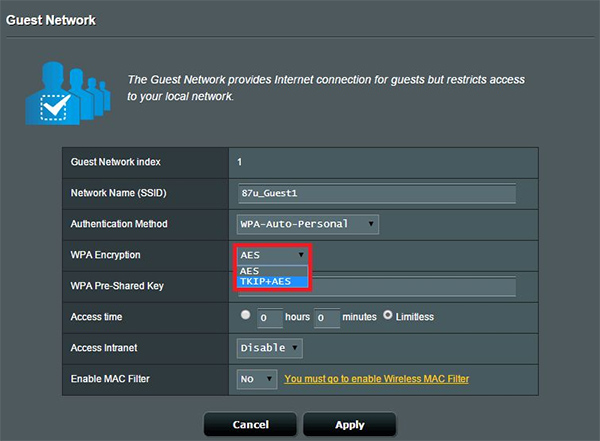 How to set up a guest network for the Router Picture 13