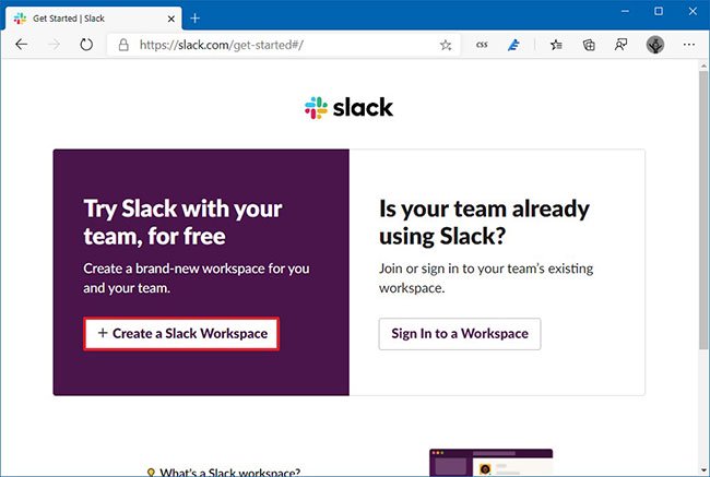 Изображение 1: Как настроить учетную запись Slack