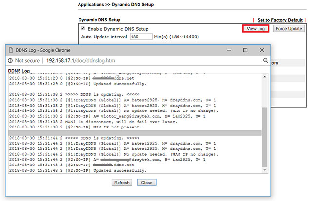 How to set up and configure DDNS on Draytek router Picture 3