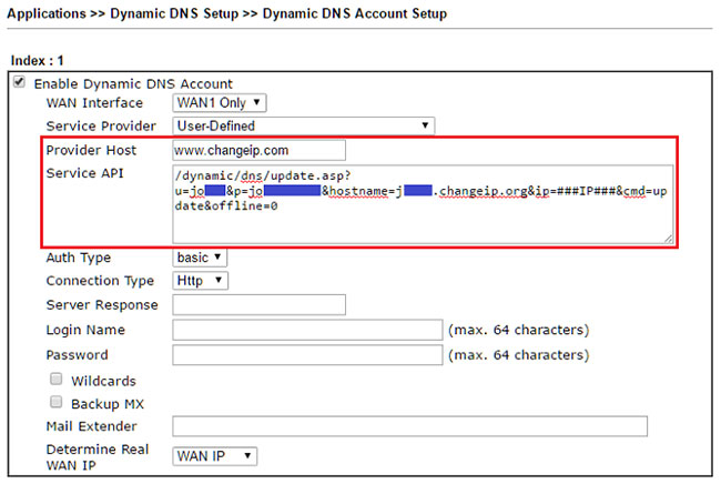How to set up and configure DDNS on Draytek router Picture 7