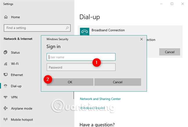 Picture 12 of How to set up and use PPPoE Internet connection on Windows 10