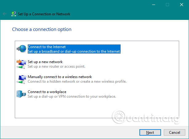 Picture 2 of How to set up and use PPPoE Internet connection on Windows 10