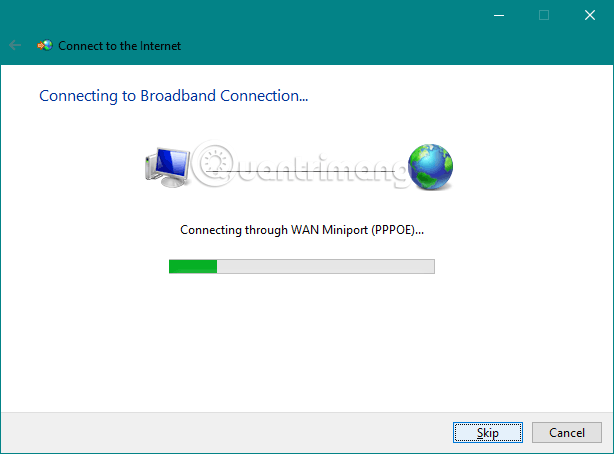 Picture 8 of How to set up and use PPPoE Internet connection on Windows 10