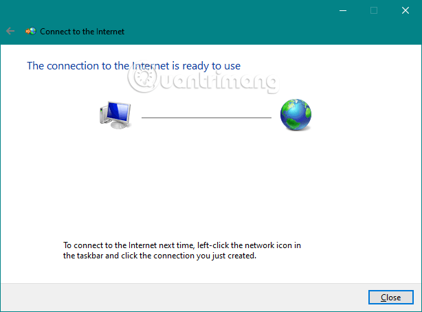 Picture 9 of How to set up and use PPPoE Internet connection on Windows 10