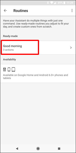 How to set up and use Routines in Google Assistant Picture 3