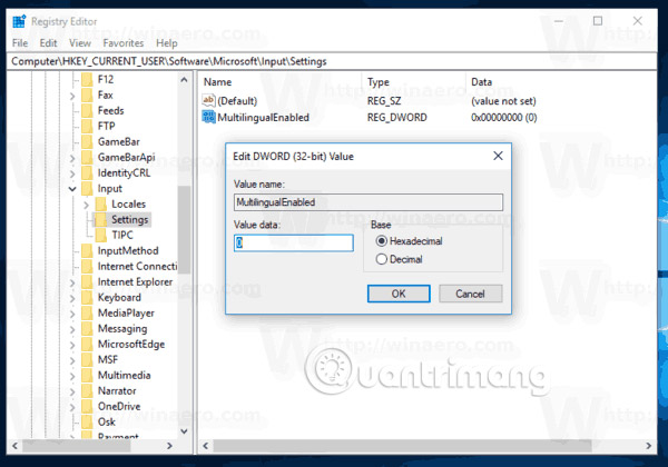 How to set up features Multilingual Text Prediction in Windows 10 Picture 2