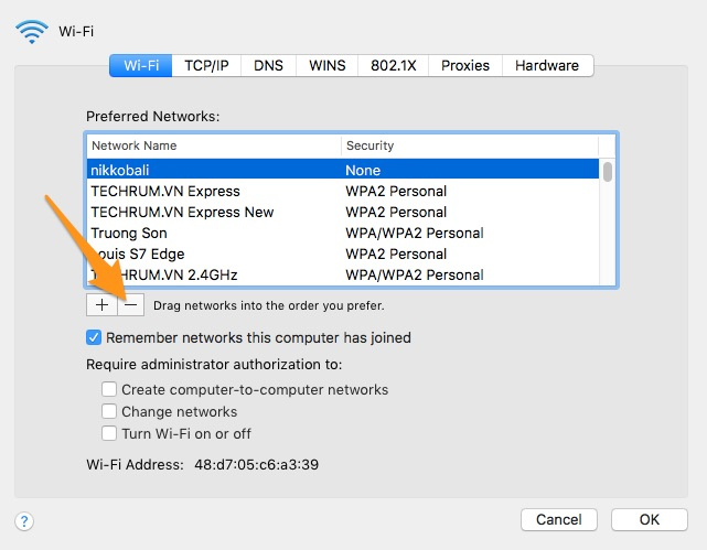 How to set up preferred WiFi connection mode on Mac Picture 4
