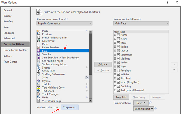 how-to-set-up-shortcuts-on-microsoft-word-2016-yourself