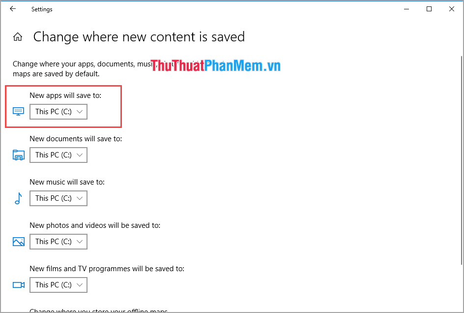 How to set up the Windows Store app installation to any D drive or drive Picture 6