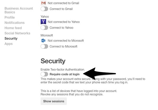 How to set up two-factor authentication on all social networks Picture 6