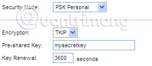 How to set up WEP, WPA, WPA2 for Linksys router Picture 10