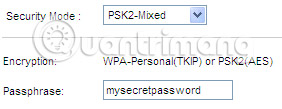 How to set up WEP, WPA, WPA2 for Linksys router Picture 5
